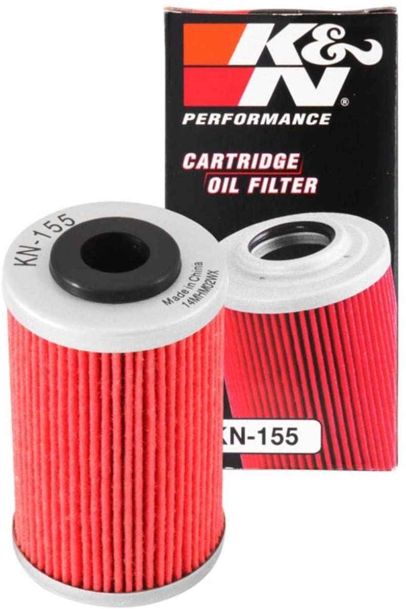 K&N KN-155 High-Performance Oil Filter for KTM RC 200 & RC 390 – Racing Grade Spin-On Motorcycle Engine Filter with 17mm Hex Nut