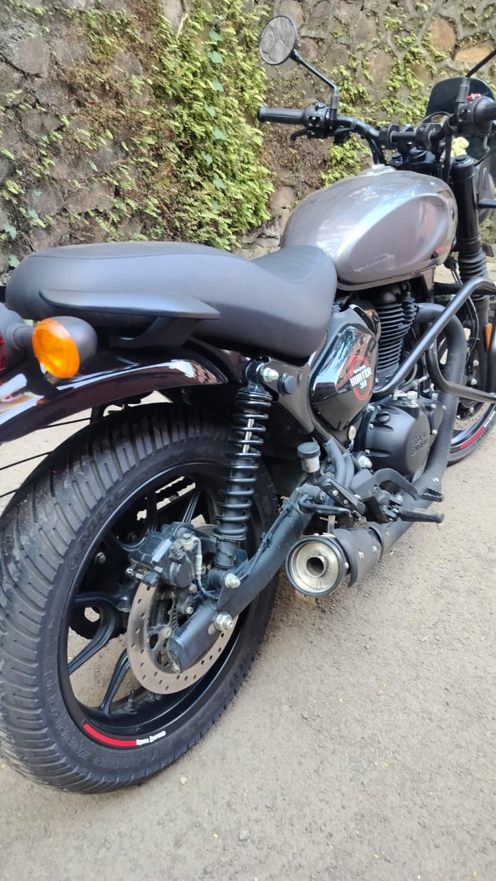 SS Motocorp Slip-On Exhaust for Royal Enfield Hunter 350 | Performance Silencer with DB Killer image 3