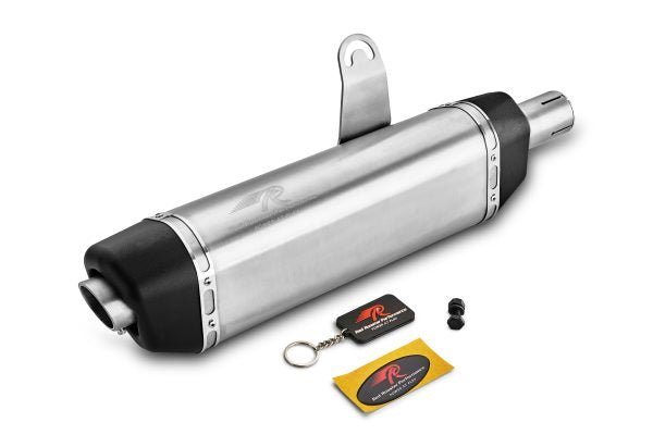 Red Rooster Vertex Matte Exhaust for Royal Enfield Himalayan & Scram 411 image 4