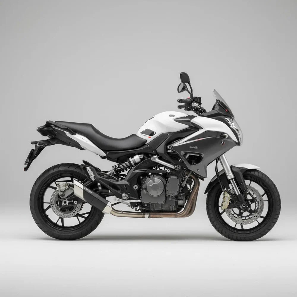 Barrel Rogue 2.0 Slip-On Exhaust for Benelli GT 600 | 304 Stainless Steel Performance Motorcycle Exhaust with Removable DB Killer