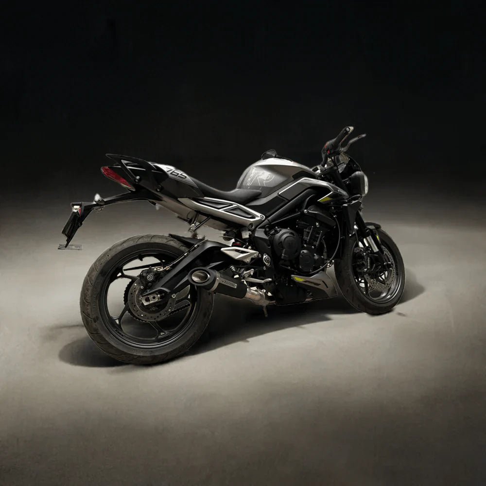 Barrel Outlaw 2.0 Full System Exhaust for Triumph Street Triple 765 (2023–2025) | 304 Stainless Steel Performance Exhaust — 2025 image 3
