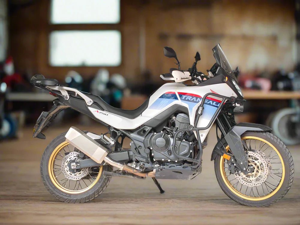 Barrel Storm Slip-On Exhaust for Honda XL750 Transalp | 304 Stainless Steel Performance Exhaust image 2
