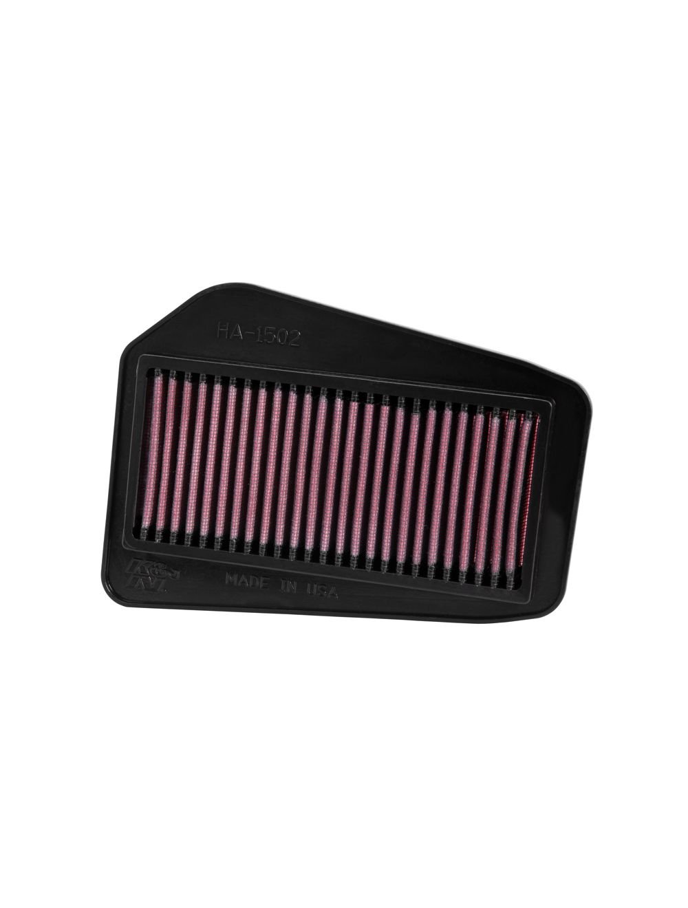 K&N HA-1502 High-Flow Lifetime Air Filter for Honda CBR150R & CBR125R (2002-2018) Washable Reusable Performance Engine Filter