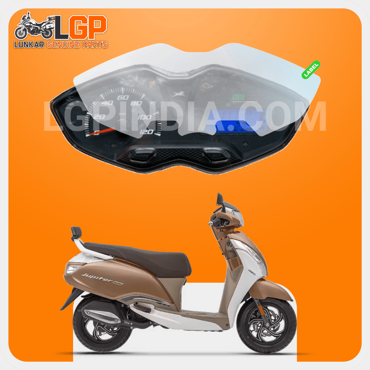 LGP SCREEN GUARD DISPLAY PROTECTOR TVS — RAIDER/ RAIDER SSE RAIDER SINGLE & RADEON - DIGITAL METER image 5