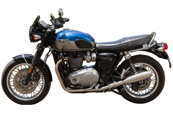 Triumph Bonneville T120 1200 Slip-On Performance Exhaust | Silver Stallion | +2.5 BHP Boost | Silver / Black Matte / Brushed — Black Matte image 5