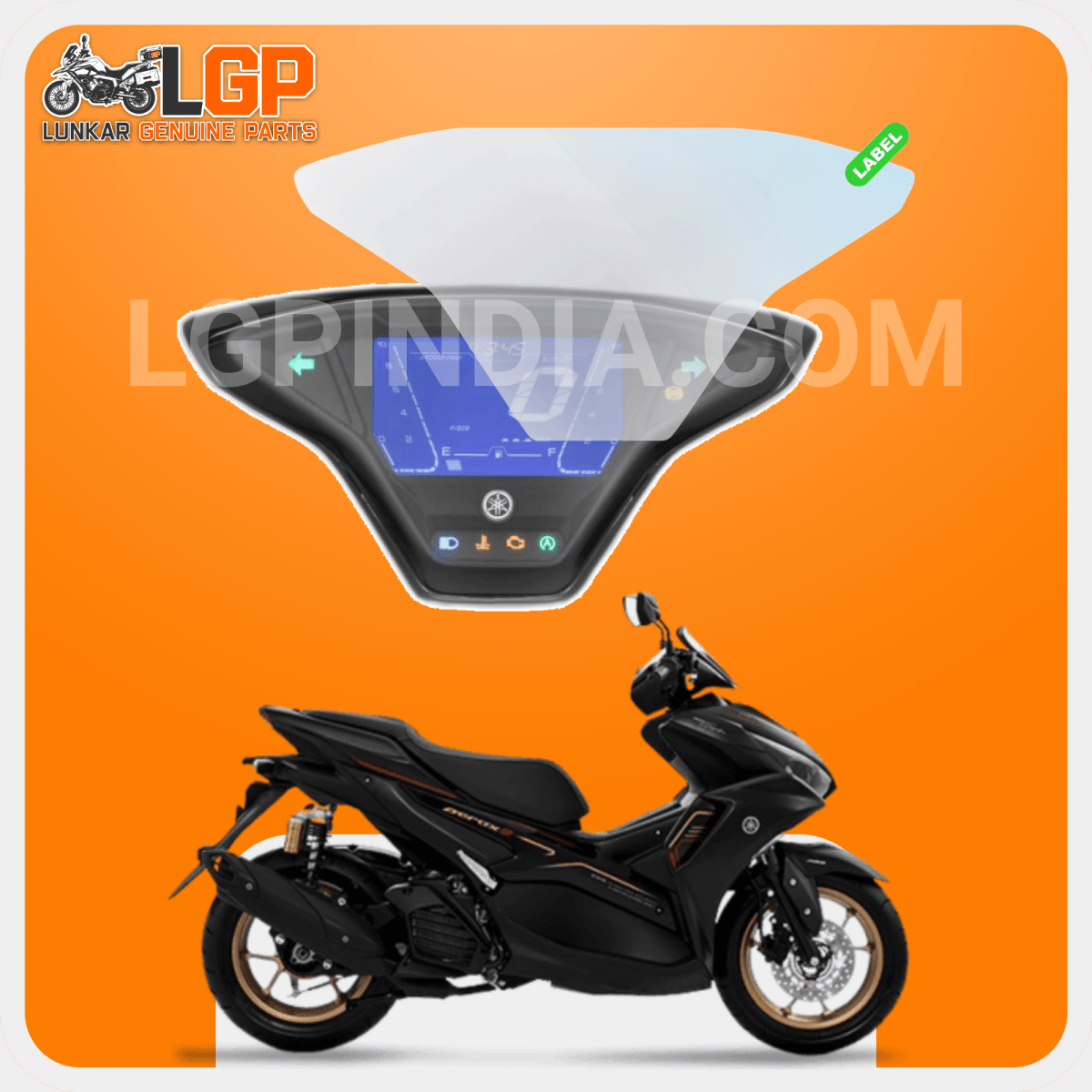 LGP SCREEN GUARD DISPLAY PROTECTOR YAMAHA — RAY ZR 125 (WITHOUT BUTTON HOLE) image 4