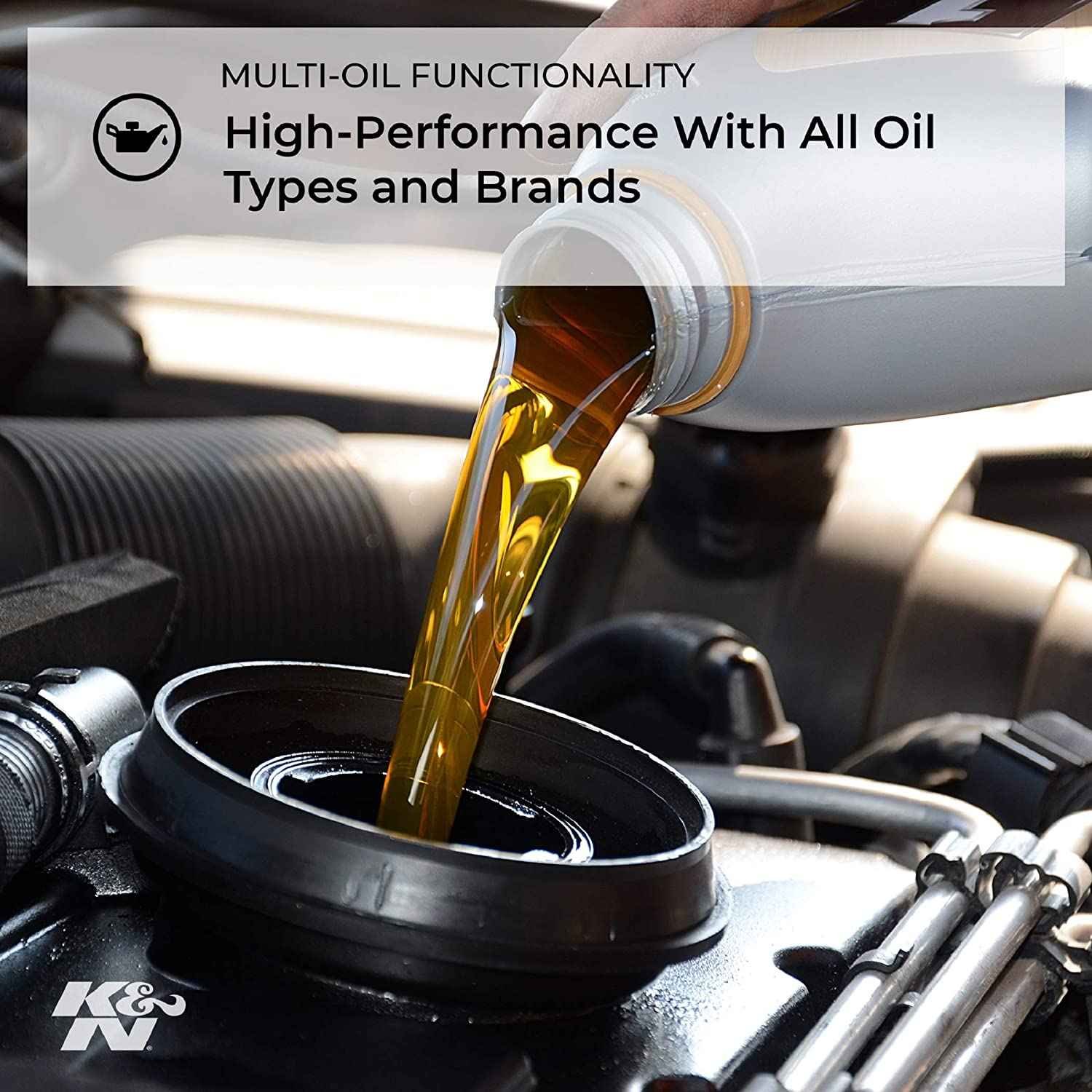 K&N KN-171-B High Flow Motorcycle Oil Filter for Harley Davidson | Premium Spin-On Performance Oil Filter image 2