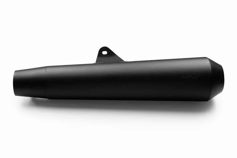AEW TE 103 Megaphone Performance Exhaust for Interceptor 650 / Continental GT 650 | Black & Stainless Steel Variants — Stainless Steel Mirror Polish image 7