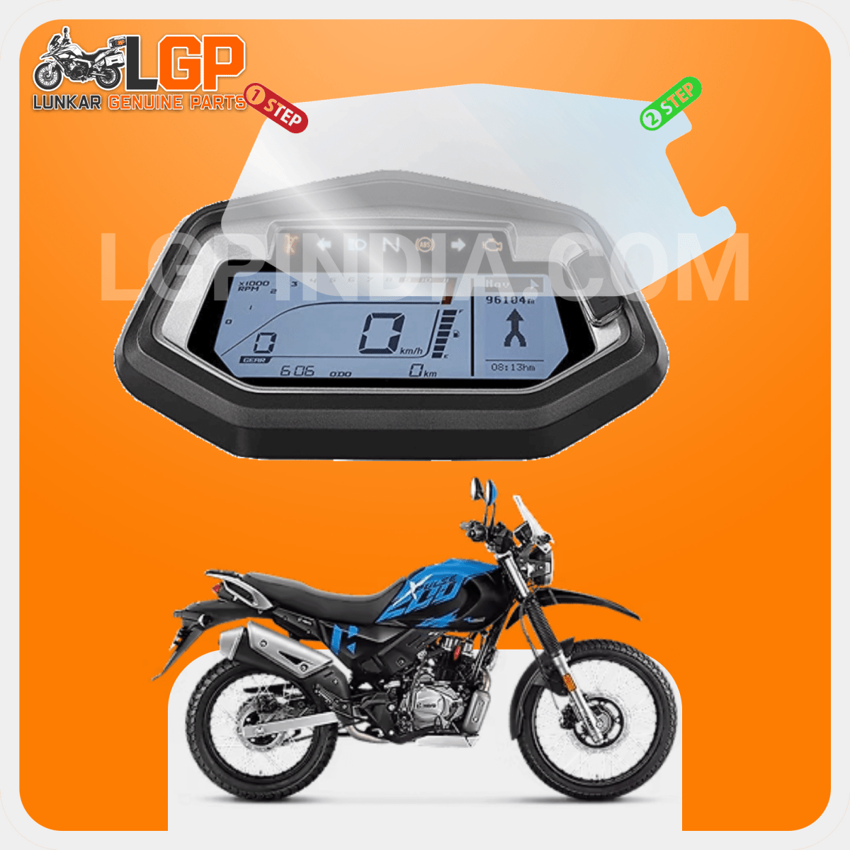 LGP SCREEN GUARD DISPLAY PROTECTOR HERO — X PULSE 200 4v/ 200T/ 200T 4v XTREME 200s/ XTREMES 4v GLAMOUR Xtec