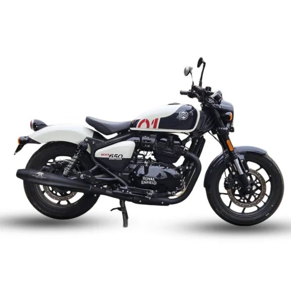 Red Rooster Performance Stellar Exhaust for Royal Enfield Shotgun 650 Black – Performance Slip-On Exhaust image 3