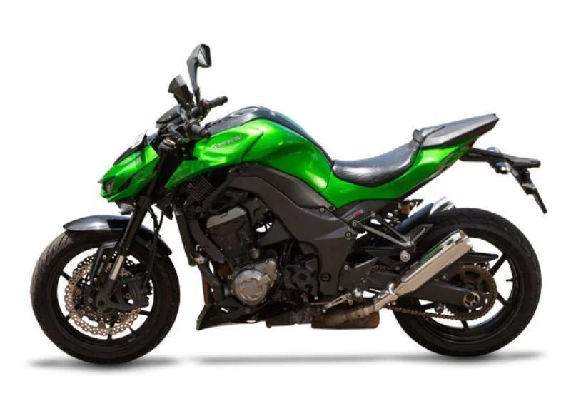 Kawasaki Z1000 Full System Exhaust | Silver Stallion Performance | Silver / Black Matte / Brushed — Silver