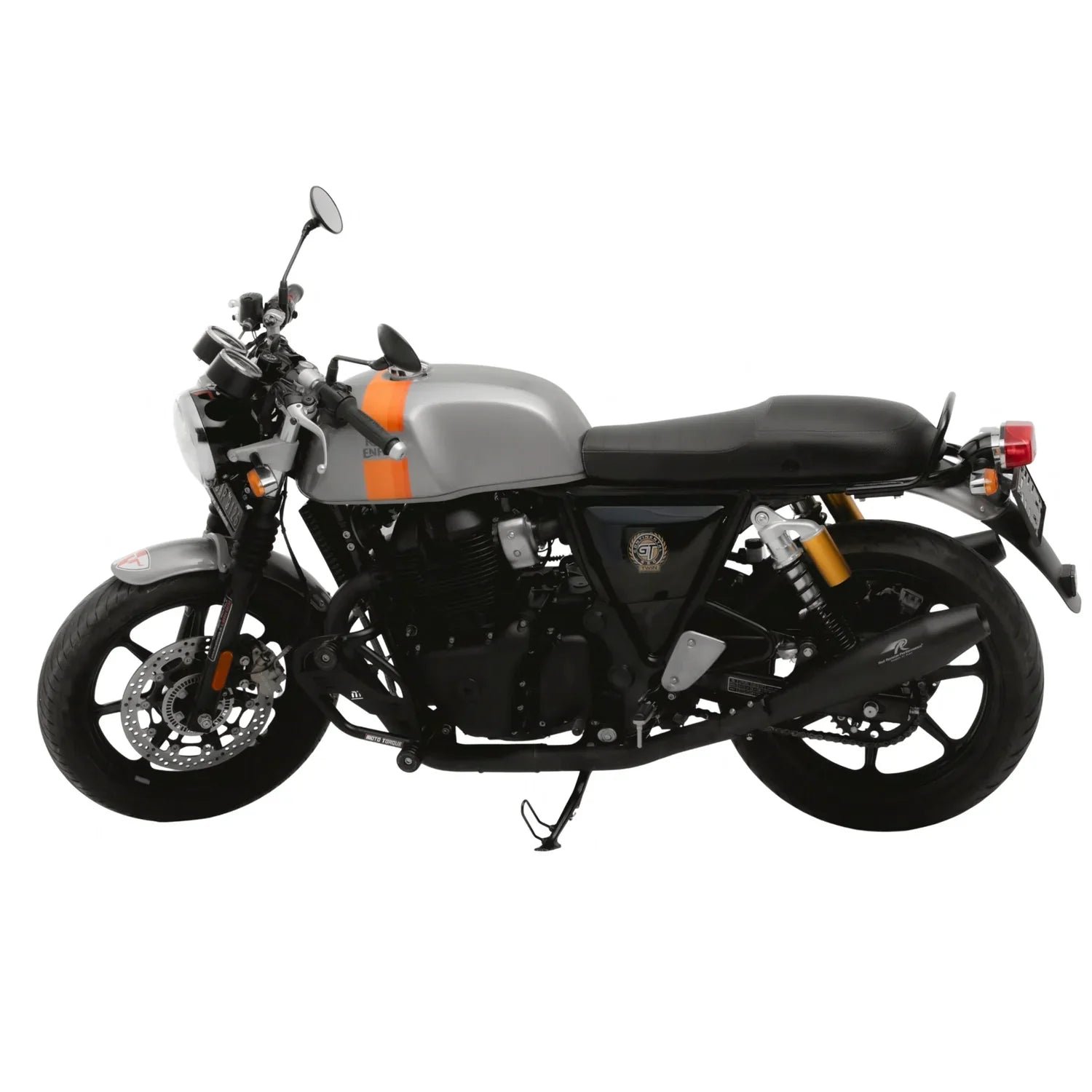 Red Rooster Stellar Exhaust for Interceptor 650 & Continental GT 650 – Performance Slip-On (Polish / Matte / Black) — Polish image 9