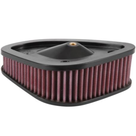 K&N HD-1717 High-Flow Air Filter for Harley-Davidson Road King / Street Glide / Ultra Limited (2017–2024) | Washable Lifetime Performance Filter image 2
