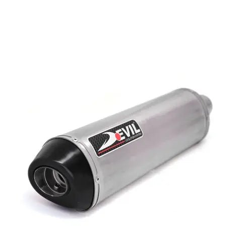 Devil Evolution 520mm Long Slip-On Exhaust (D2.1L) for Royal Enfield Himalayan 411 | Deep Tone Performance Silencer image 3