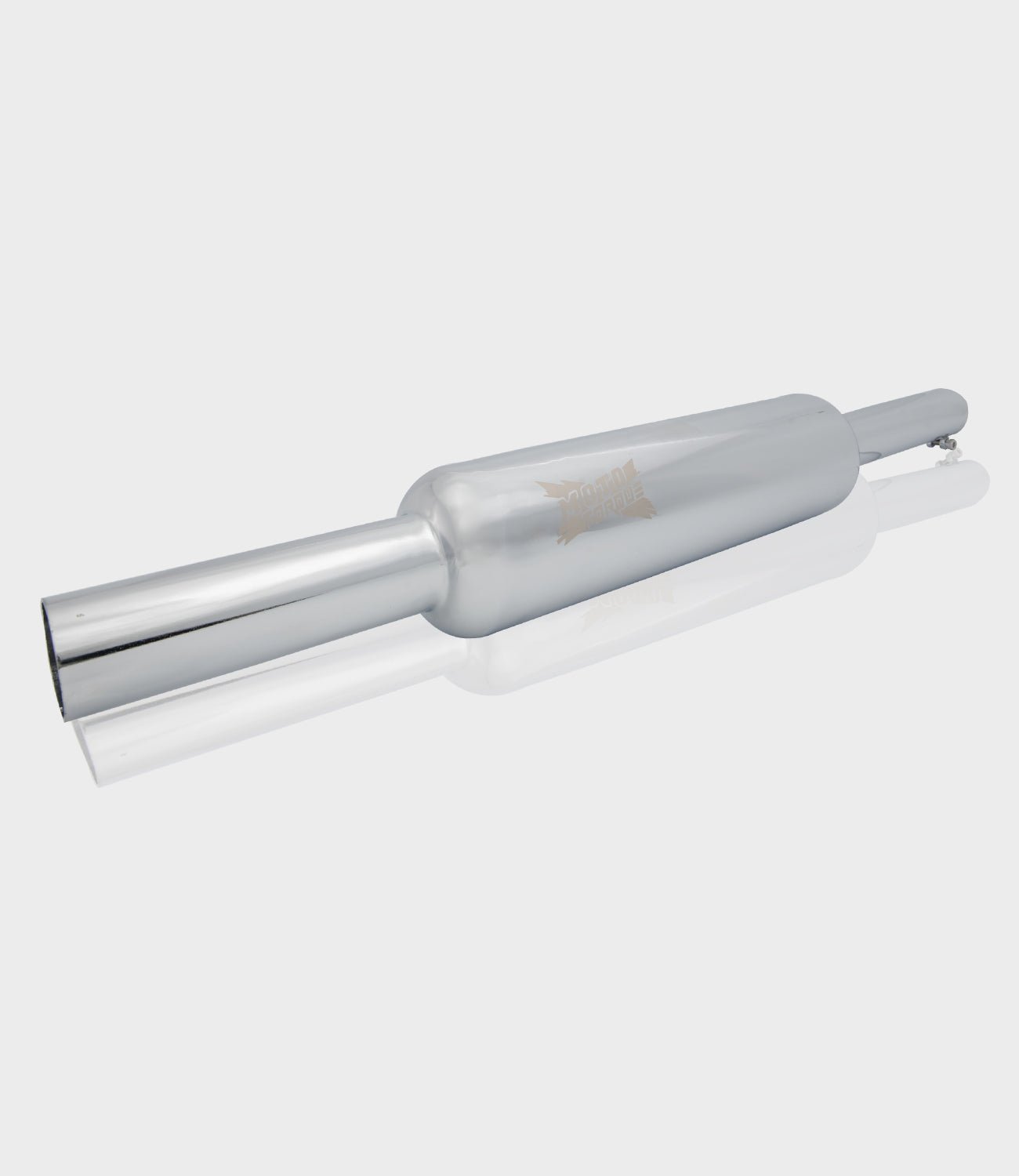 Moto torque Bottle Chrome Exhaust for Royal Enfield UCE Models – Classical Bullet Bass Performance Silencer image 2