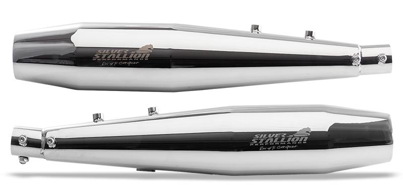 Silver Stallion Performance Exhaust for Royal Enfield Interceptor 650 & Continental GT 650 | +2 BHP Power Boost | Available in Silver, Black Matte & Brushed — Brushed image 2