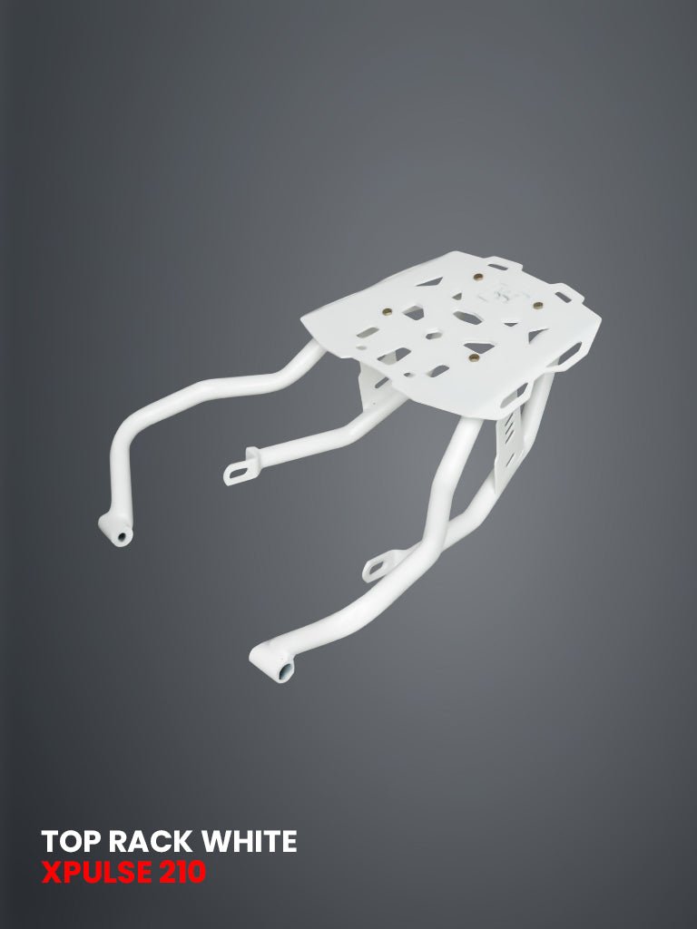 TOP RACK FOR XPULSE 210 WHITE - SB 1038-WHITE — WHITE PLATE