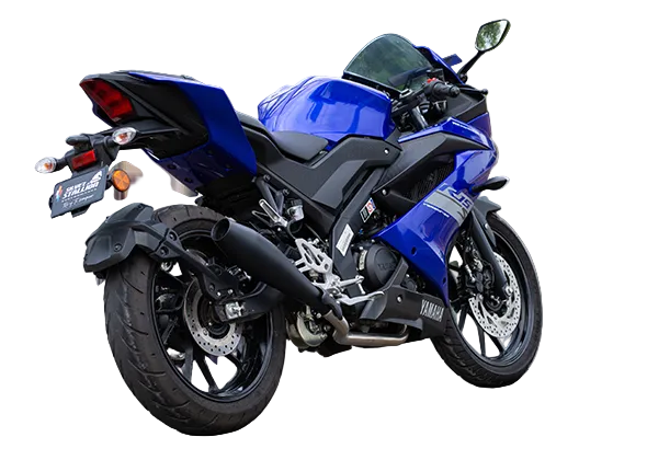 Yamaha R15 Storm Performance Exhaust | Silver Stallion | 11% BHP Boost | Textured Black Performance Muffler image 3