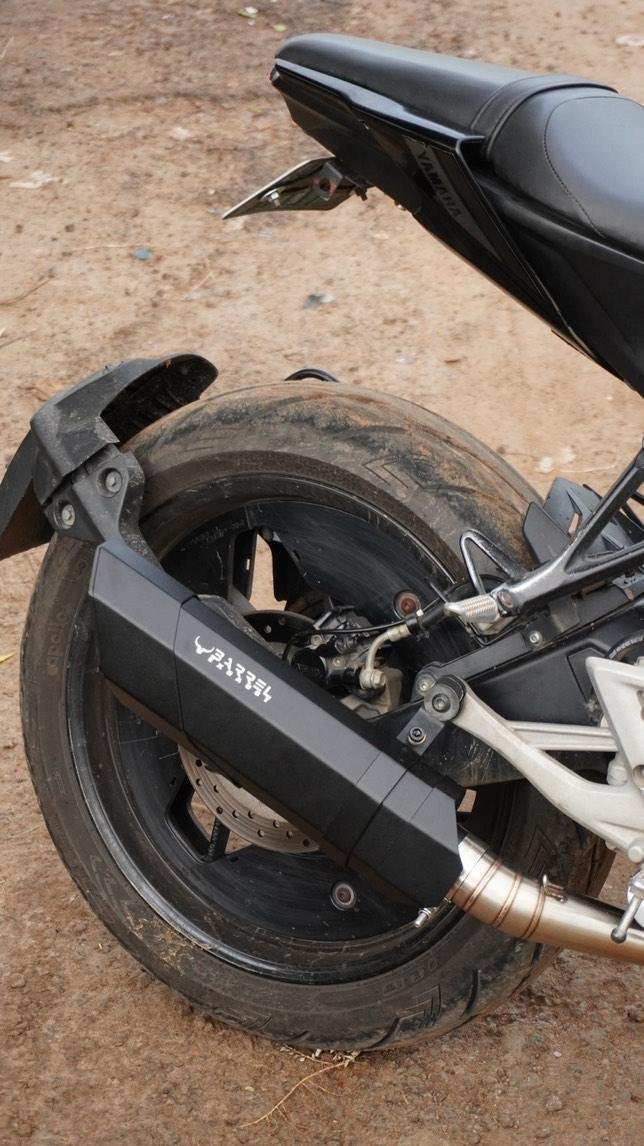 Barrel Rogue Exhaust (Black) for Yamaha R15 V3 & V4 with Bend Pipe | Rogue V1 & 2.0 Performance Slip-On (Limited Offer) — V3 / Rogue 2.0