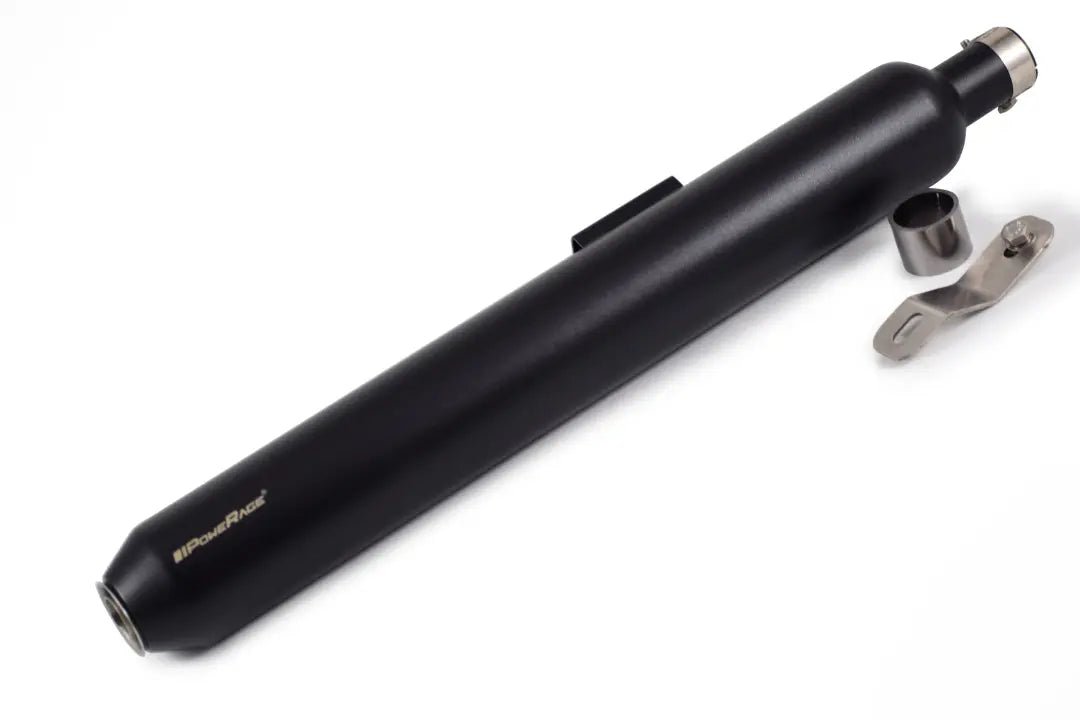 Powerage Slip-On Exhaust for Royal Enfield Classic / Bullet 350 / 500 - Black Long