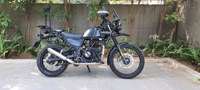 SS Motocorp Slip-On Exhaust for Royal Enfield Himalayan 411 | Performance Silencer with DB Killer image 2