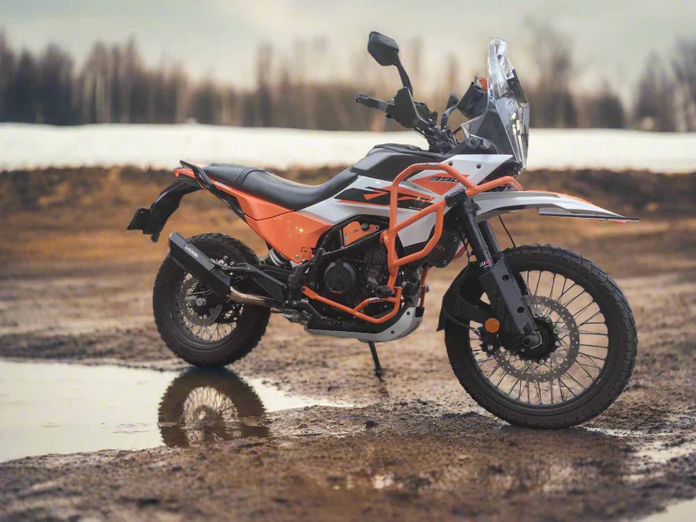 Barrel Rogue 2.0 Slip-On Exhaust with Link Pipe for KTM Adventure S/X 390 (2025) | 304 Stainless Steel Performance Exhaust image 3