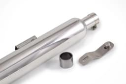 Powerage Slip-On Exhaust for Royal Enfield Classic / Bullet 350 / 500 - Polished Short