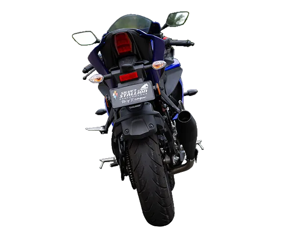 Yamaha R15 Storm Performance Exhaust | Silver Stallion | 11% BHP Boost | Textured Black Performance Muffler image 4