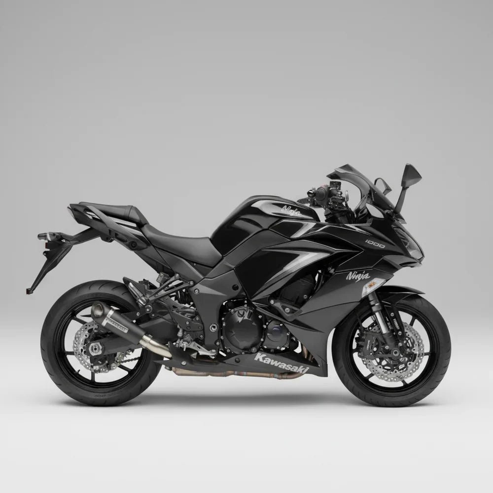 Barrel Outlaw V2 Slip-On Exhaust for Kawasaki Ninja 1000 | 304 Stainless Steel Performance Exhaust