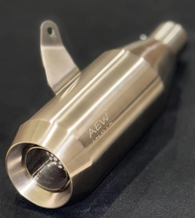 AEW EDGE Slip-On Exhaust for Triumph Speed 400 / Scrambler 400 X (89207) | Stainless Steel Free Flow Performance Silencer image 3