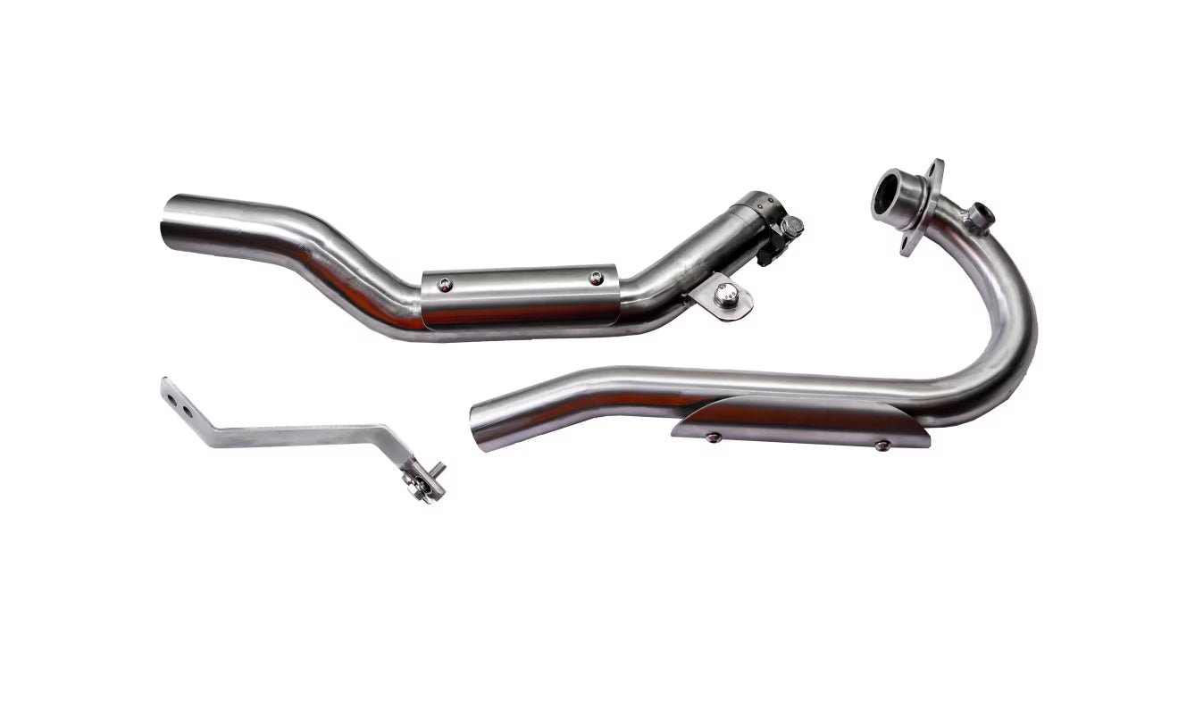 Motowings Performance Thrasher Exhaust for Hero Xpulse 200 (BS4 / BS6 2V / 4V / Rally / Pro) | Stainless Steel 304 Slip-On Performance Upgrade image 3