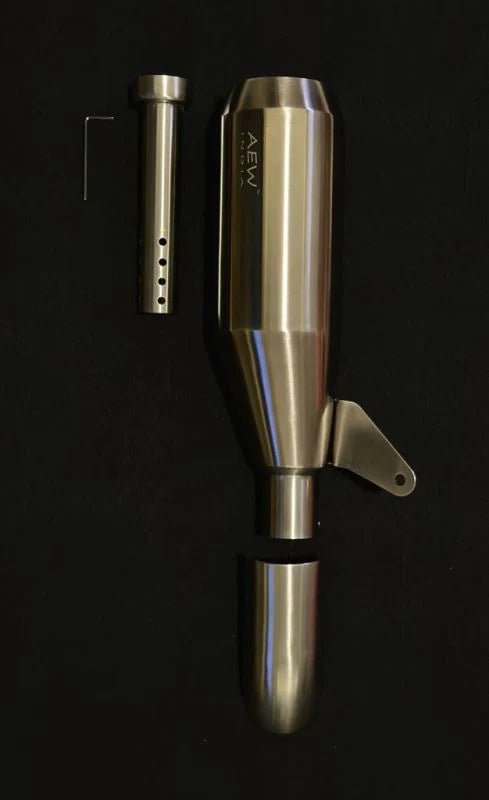 AEW EDGE Free Flow Exhaust for Royal Enfield Guerrilla 450 | Performance Silencer | AEW image 2