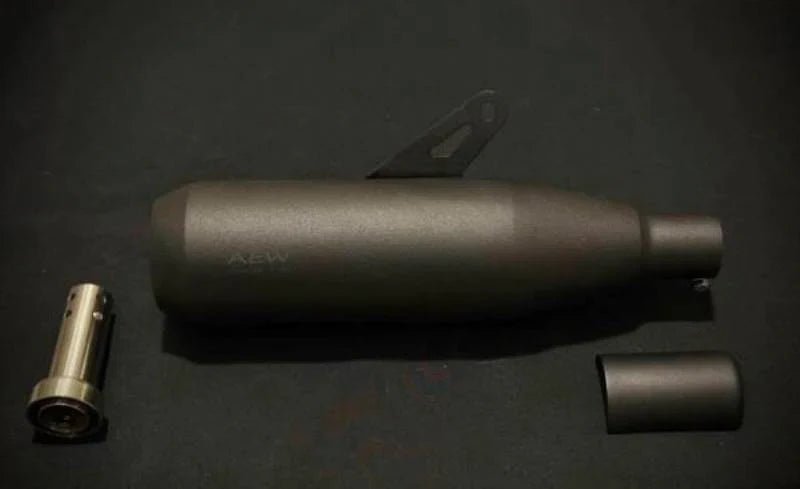 AEW Edge SS Black Performance Exhaust for Royal Enfield Bear 650 | Stainless Steel Free Flow Exhaust image 2