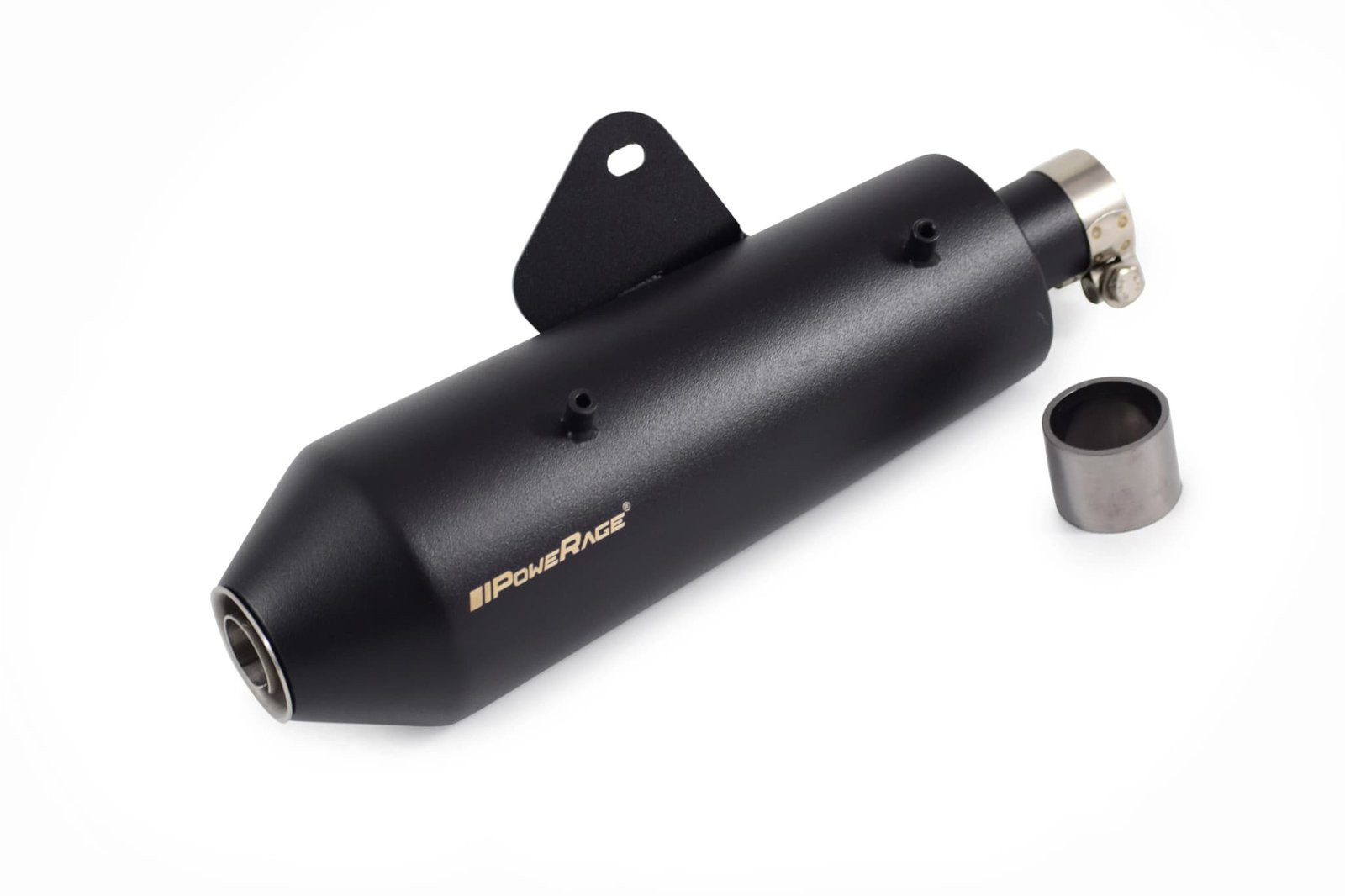 Powerage Slip-On Exhaust for Royal Enfield Hunter 350 - Black