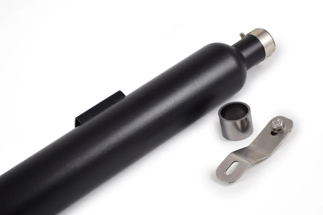 Powerage Slip-On Exhaust for Royal Enfield Classic / Bullet 350 / 500 - Black Long image 2