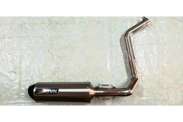 Devil Evolution Full Sports Exhaust System for KTM Duke 200 / KTM RC 200 (2017–2019, Non-BS6) | Performance Racing Exhaust India image 3