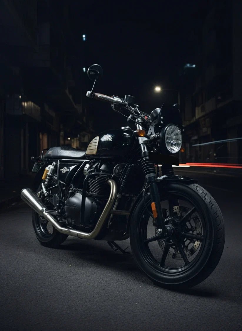 SS Motocorp 2x2 Full System Exhaust with Fat Cans for Royal Enfield Interceptor 650 / Continental GT 650 | Dual Exhaust Performance System (2 & 4 O2 Sensor Compatible) — 4 Nos. O2 Sensors- 2025 Version - Matte Finish image 4