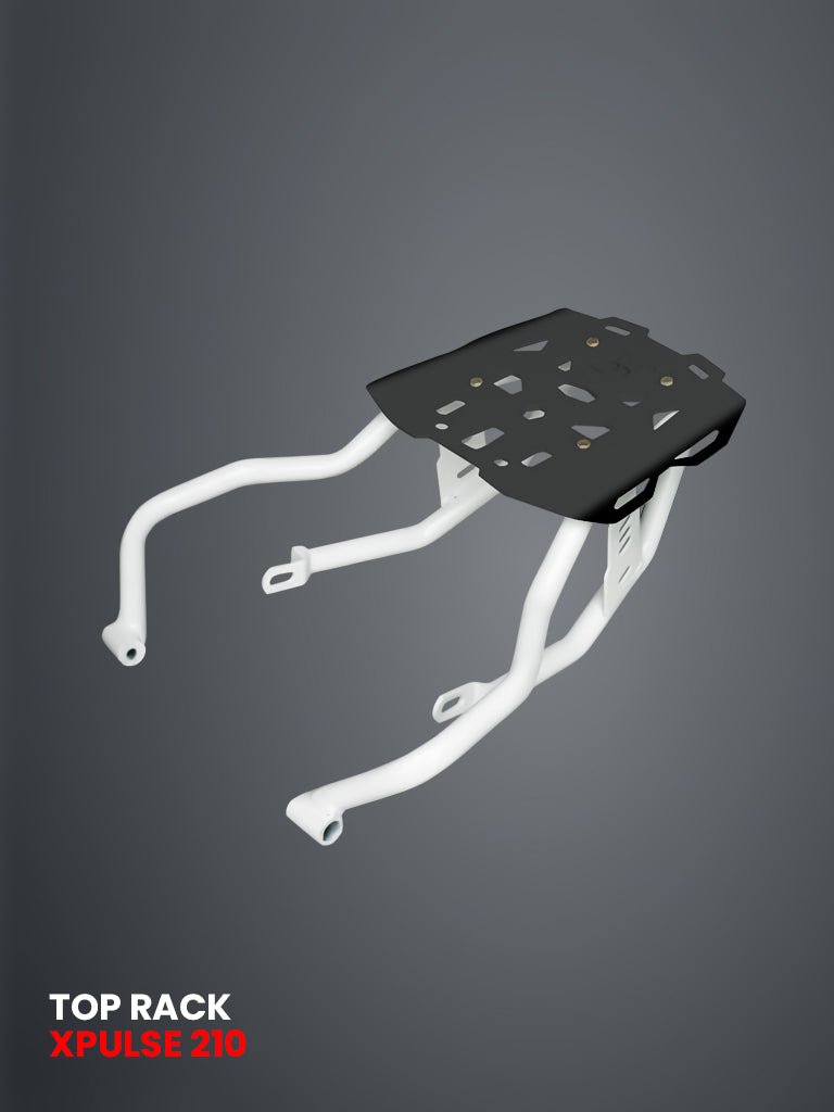 TOP RACK FOR XPULSE 210 WHITE - SB 1038-WHITE — RED PLATE image 2