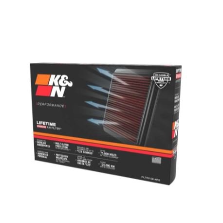 K&N SU-1005 High-Flow Lifetime Engine Air Filter for Suzuki GSXR1000 (2005-2008) Washable Reusable Performance Filter image 2