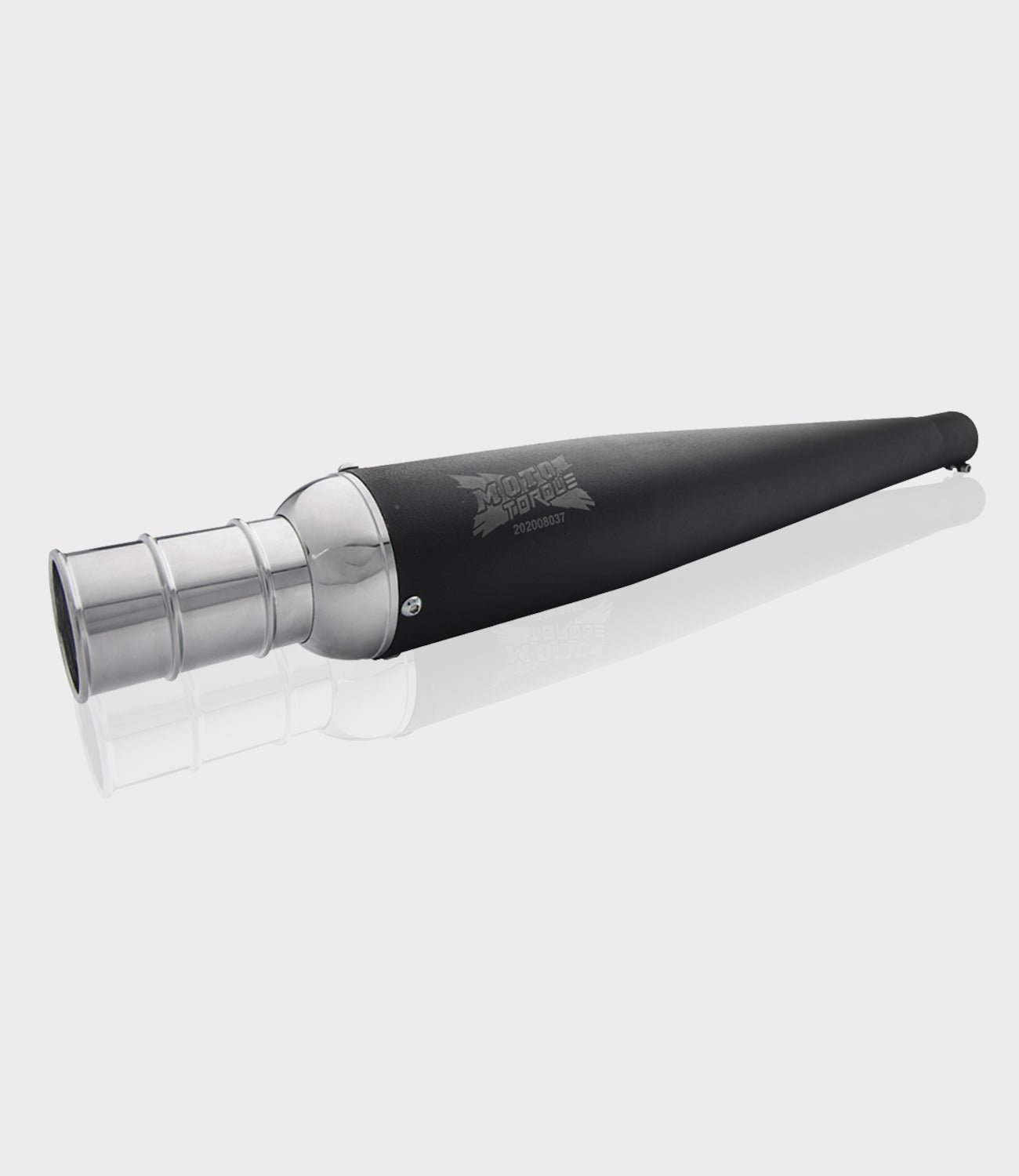 Moto Torque Beat Black Exhaust for Royal Enfield UCE Models – Dyno Proven Performance Silencer image 2