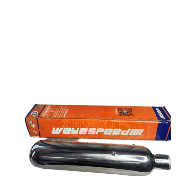 Way2Speed Gunner Performance Exhaust (Gloss Finish) for Royal Enfield Meteor 350 – SS316 Deep Bass Free-Flow Silencer image 4