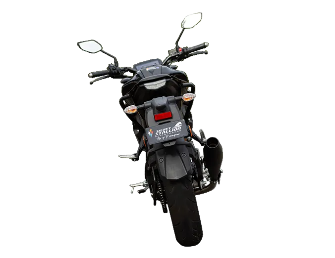 Yamaha MT-15 Storm Performance Exhaust | Silver Stallion | 11% BHP Boost | Black / Matte / Brushed — Black image 2