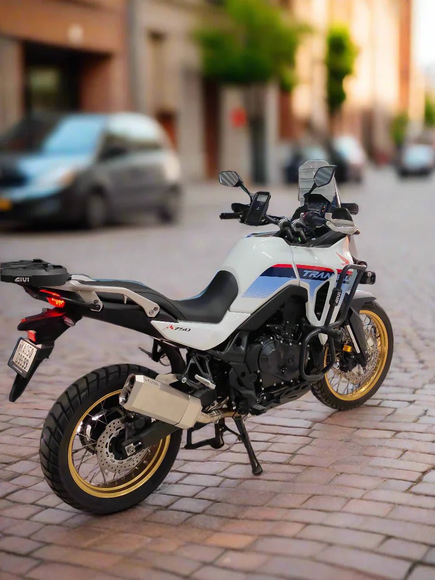 Barrel Storm Slip-On Exhaust for Honda XL750 Transalp | 304 Stainless Steel Performance Exhaust image 5