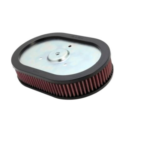 K&N HD-0910 High-Flow Replacement Air Filter for Harley-Davidson Dyna, Softail, Touring & CVO Models – Washable Performance Air Filter Upgrade