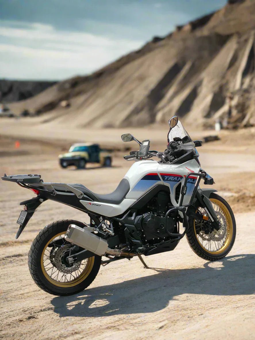 Barrel Storm Slip-On Exhaust for Honda XL750 Transalp | 304 Stainless Steel Performance Exhaust image 3