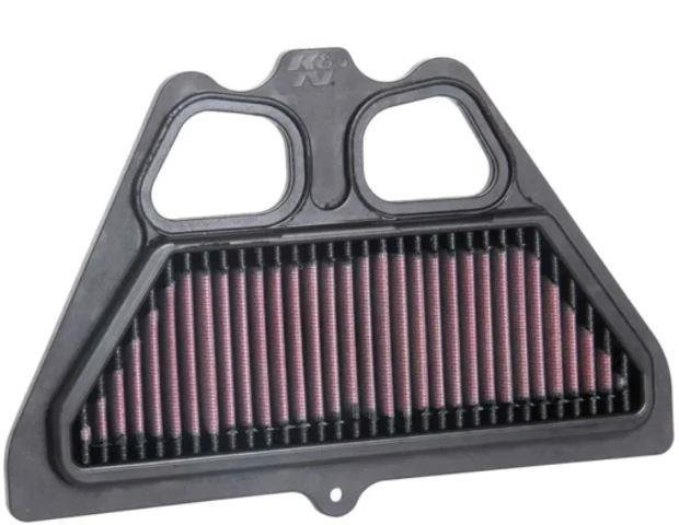 K&N High-Flow Lifetime Performance Air Filter KA-9017 for Kawasaki Z900 / ZR900 948cc | Washable Cotton Gauze Panel Air Filter Upgrade
