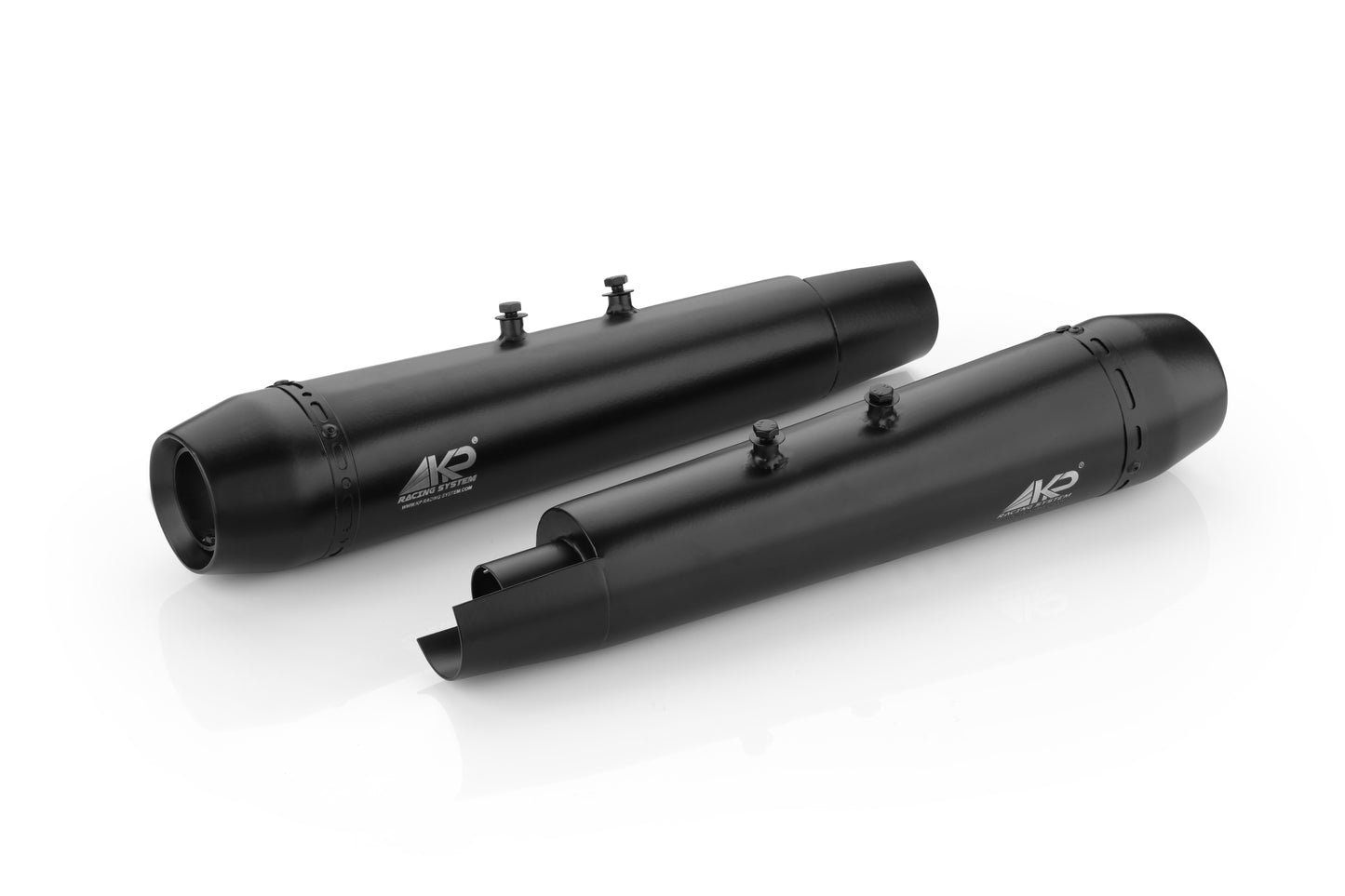 KP Racing System Bassmaster Stage 2 Combo for Royal Enfield Continental GT 650 & Interceptor 650 | SS304 Performance Exhaust Kit with Air Filter, Iridium Spark Plugs & Stage 2 Plate