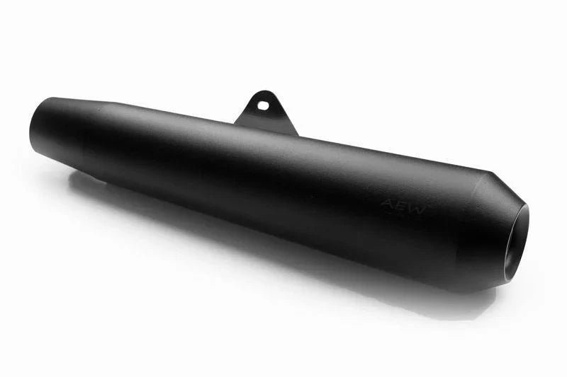 AEW TE 103 Megaphone Performance Exhaust for Interceptor 650 / Continental GT 650 | Black & Stainless Steel Variants — Stainless Steel Heat Resistance Black image 6