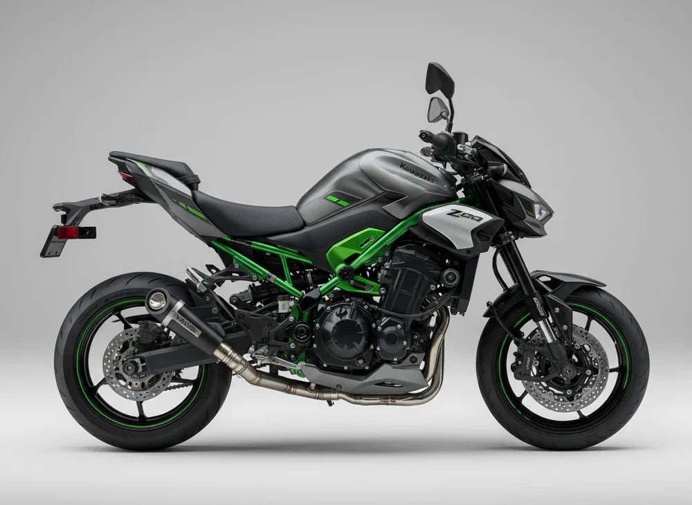 Barrel Outlaw 2.0 Full System Exhaust for Kawasaki Z900 (2025) | 304 Stainless Steel Performance Exhaust image 3