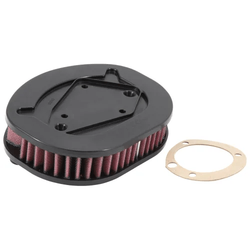 K&N HD-1212 High Flow Air Filter for Harley-Davidson Sportster XL883 & XL1200 (2012–2021) | Washable Performance Filter